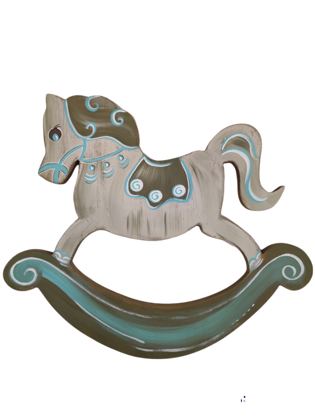 Wooden pony wall decoration