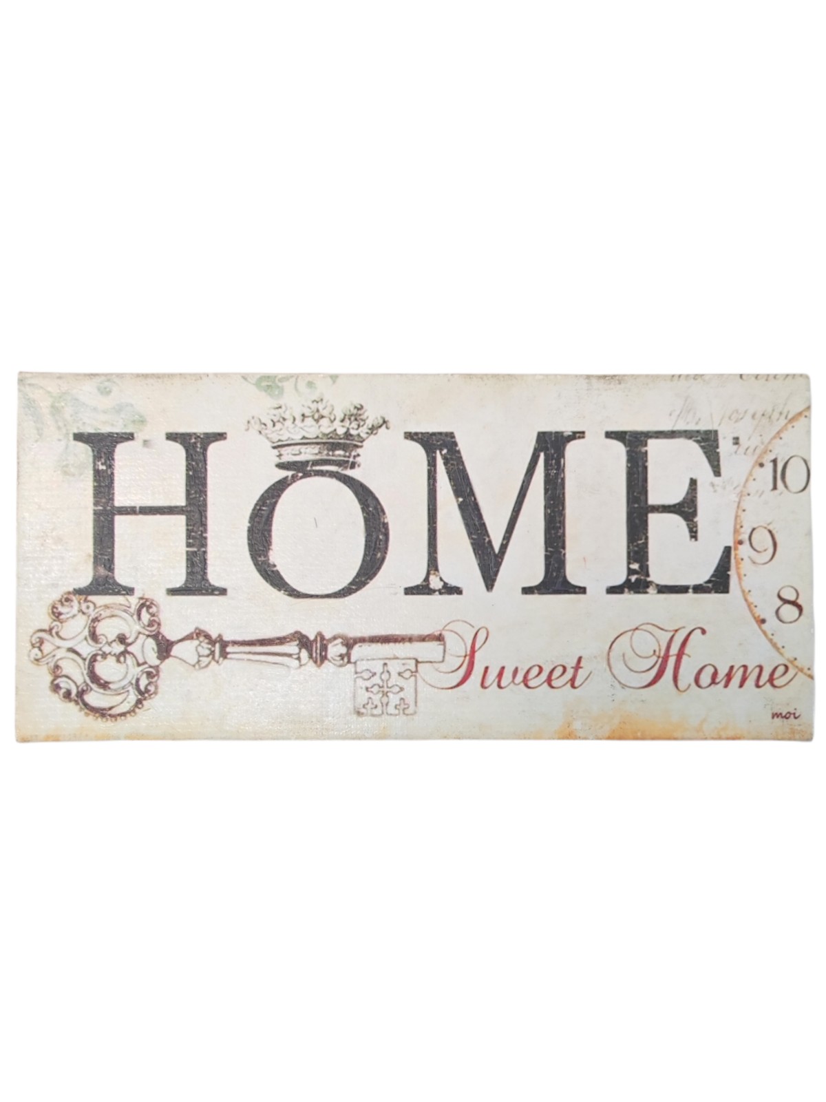 Πινακίδα “Home sweet home”.