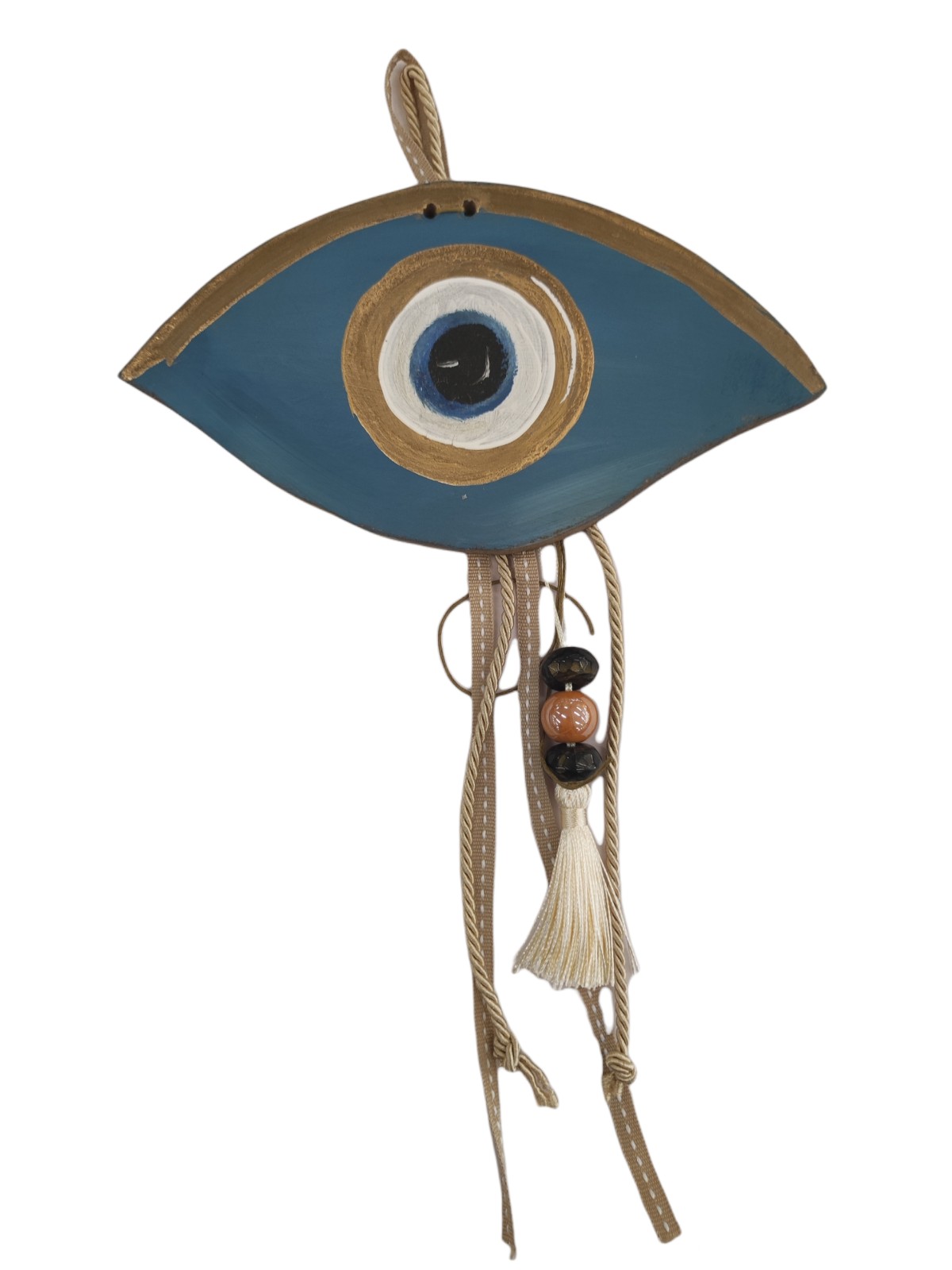 Hanging charm evil eye  with cord